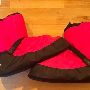 Bloch Pink and Black Women's Dance Booties